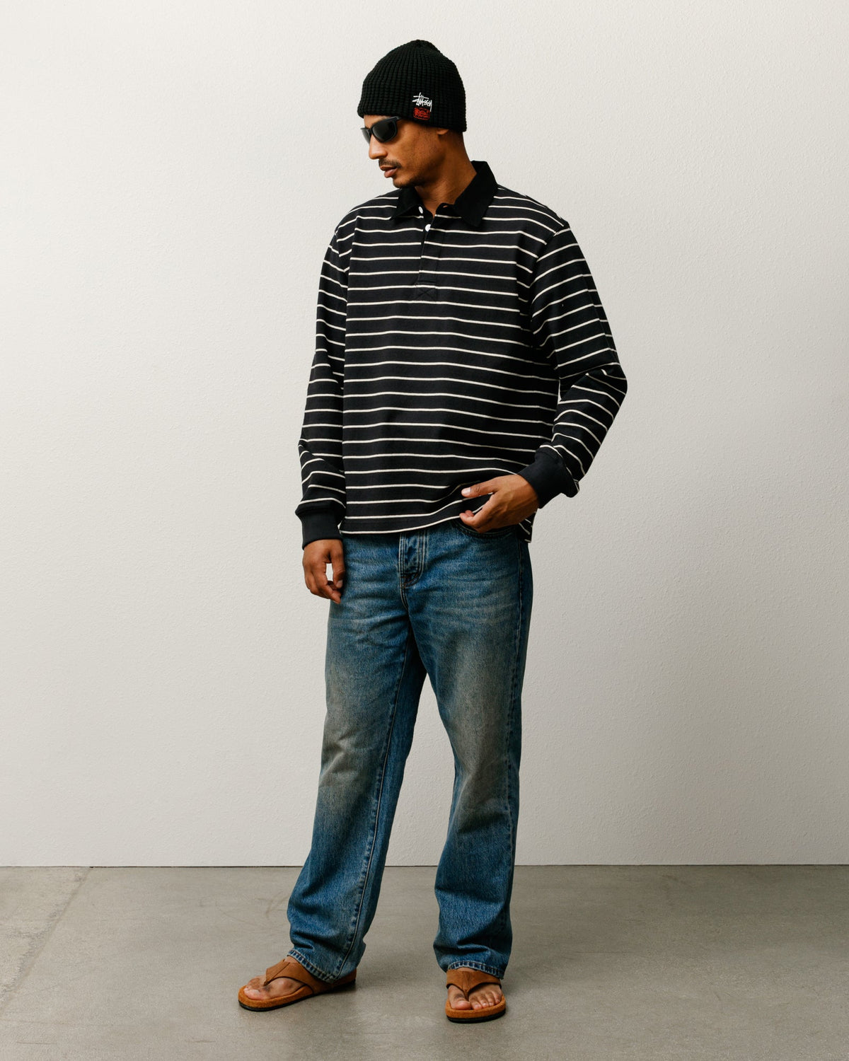 STRIPED RUGBY SHIRT